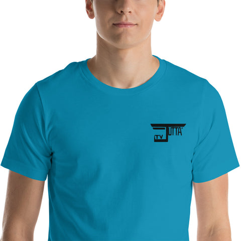 jutta_tv - Unisex-T-Shirt mit Stick