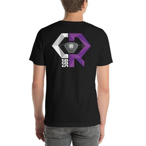 Cryptix995 - Herren-T-Shirt mit Stick und Rückendruck