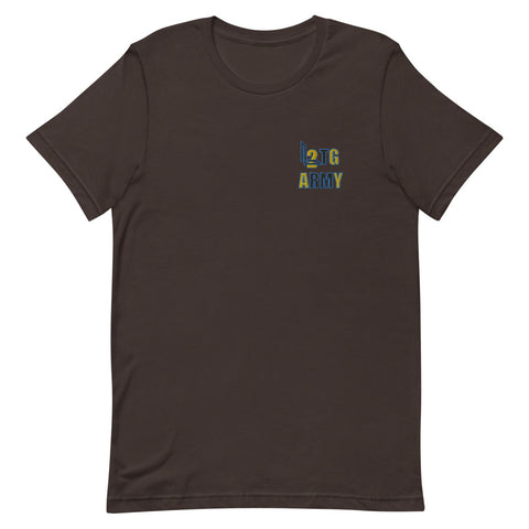 L2TheRoad - Kurzärmeliges Herren-T-Shirt mit Stick