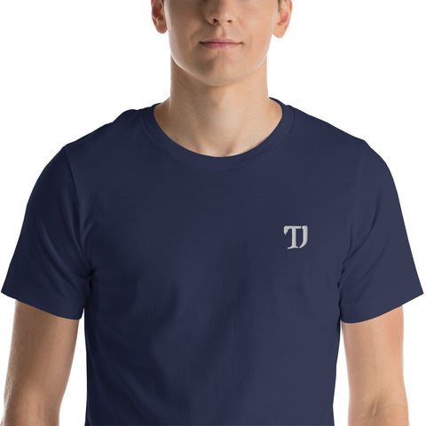 Travel_johnny - Herren-T-Shirt mit Stick