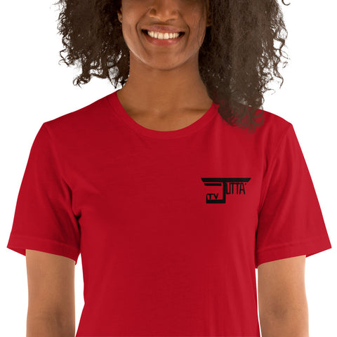jutta_tv - Unisex-T-Shirt mit Stick