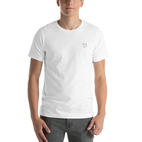 Travel_johnny - Herren-T-Shirt mit Stick