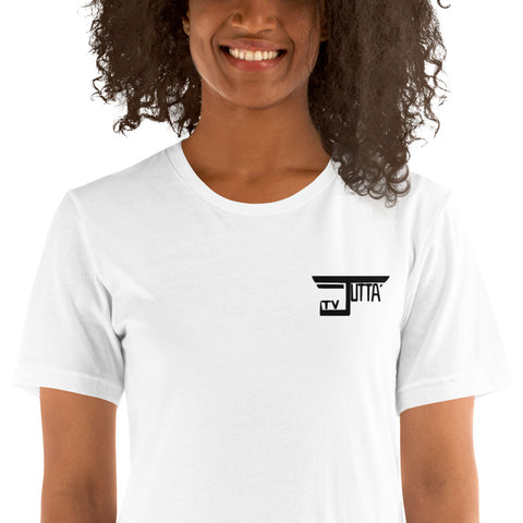 jutta_tv - Unisex-T-Shirt mit Stick