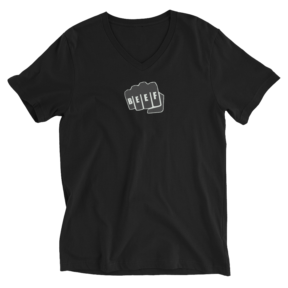 Jakob_Beam - Herren-T-Shirt mit V-Ausschnitt und Druck