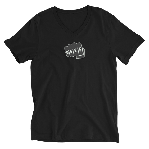 Jakob_Beam - Herren-T-Shirt mit V-Ausschnitt und Druck