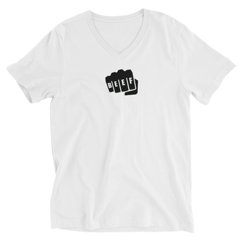 Jakob_Beam - Herren-T-Shirt mit V-Ausschnitt und Druck