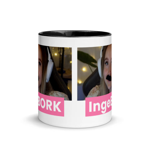 MinusElf - Weiße Tasse mit gefärbter Innenseite