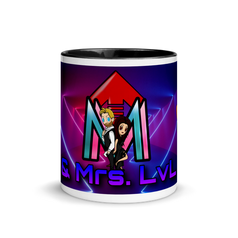 MrAndMrsLVLUp - Weiße Tasse mit gefärbter Innenseite