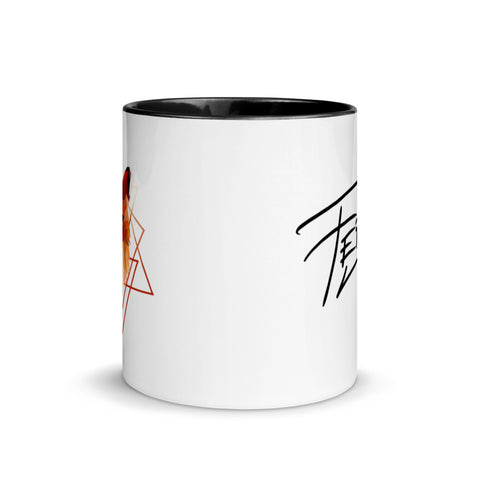 Ferox_K - Weiße Tasse mit gefärbter Innenseite