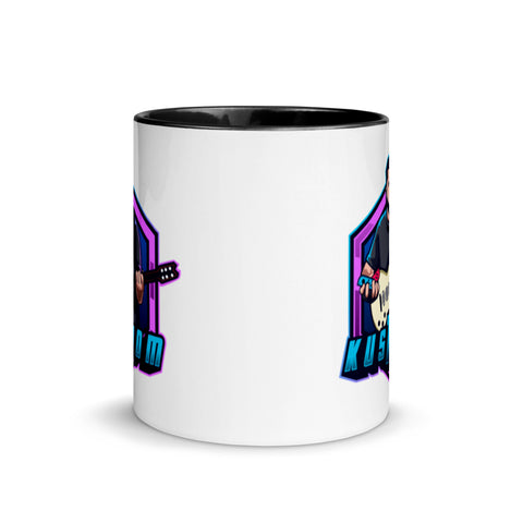 KUSTHOM - Weiße Tasse mit gefärbter Innenseite