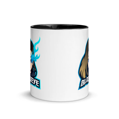 BlackxEye - Weiße Tasse mit gefärbter Innenseite