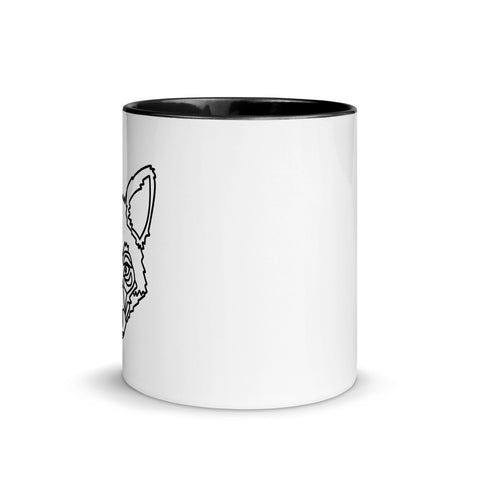 LeaKrsr - Weiße Tasse mit gefärbter Innenseite