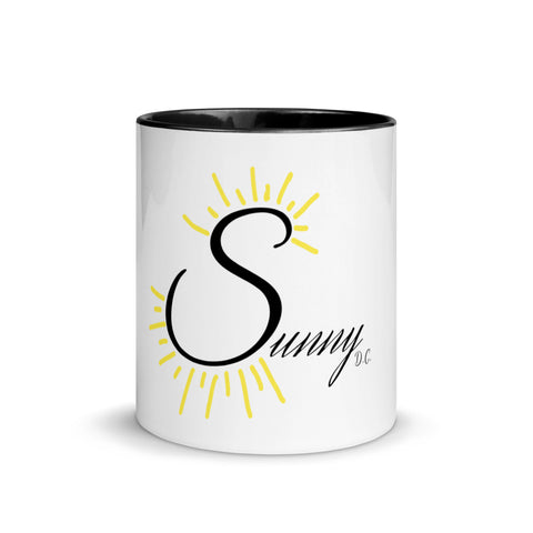 Sunshine_girl1 - Weiße Tasse mit gefärbter Innenseite
