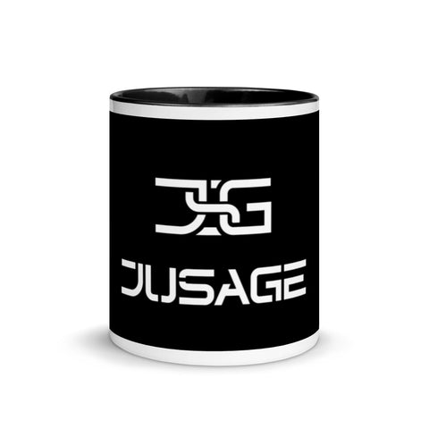 Jusage - Weiße Tasse mit gefärbter Innenseite