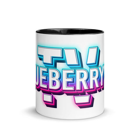 blueberryyy_tv - Weiße Tasse mit gefärbter Innenseite