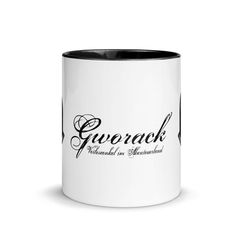 Gworack - Weiße Tasse mit gefärbter Innenseite