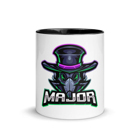 Major_TV_ - Weiße Tasse mit gefärbter Innenseite