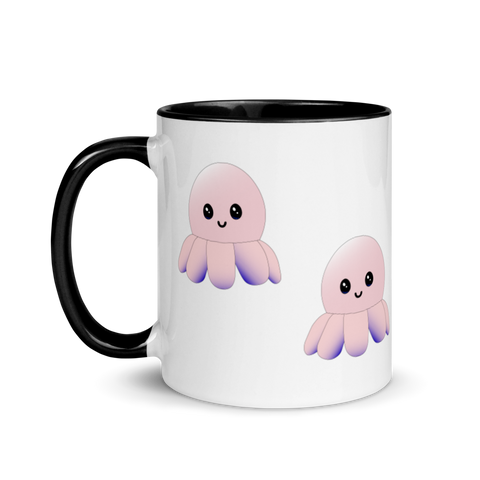 Diesegloria - Weiße Tasse mit gefärbter Innenseite