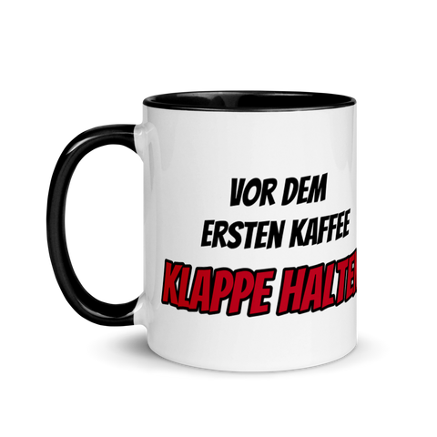 MrsSini - Weiße Tasse mit gefärbter Innenseite