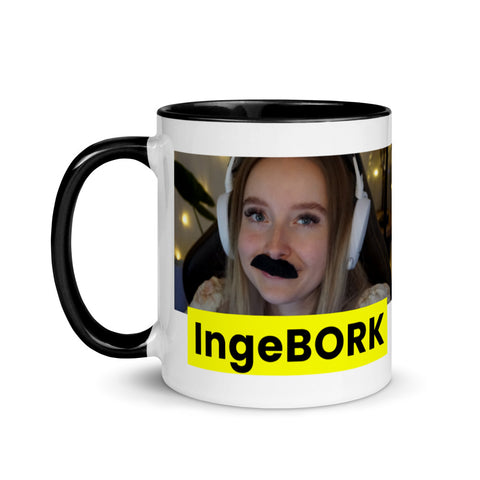 MinusElf - Weiße Tasse mit gefärbter Innenseite