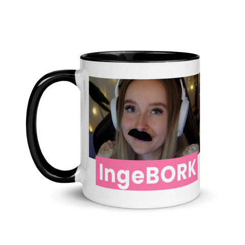 MinusElf - Weiße Tasse mit gefärbter Innenseite