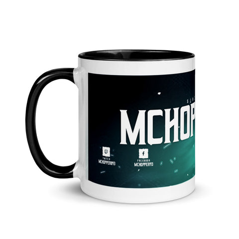 McHopper093 - Weiße Tasse mit gefärbter Innenseite