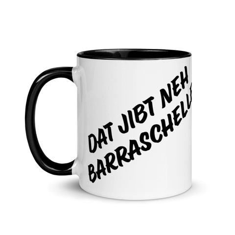 Silbruar - Weiße Tasse mit gefärbter Innenseite