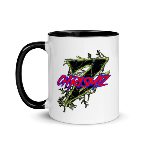ChrisMiz - Weiße Tasse mit gefärbter Innenseite