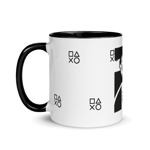 Pummelchen - Weiße Tasse mit gefärbter Innenseite