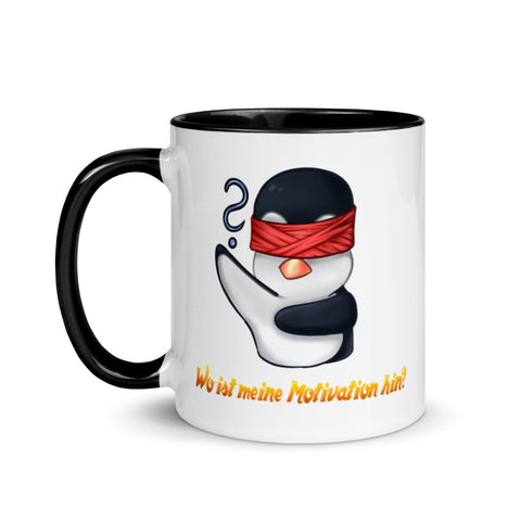 sinoroxx_1 - Weiße Tasse mit gefärbter Innenseite