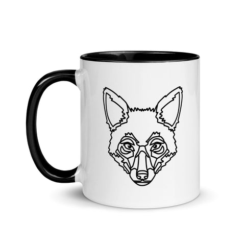 LeaKrsr - Weiße Tasse mit gefärbter Innenseite