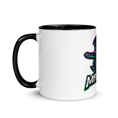 Major_TV_ - Weiße Tasse mit gefärbter Innenseite