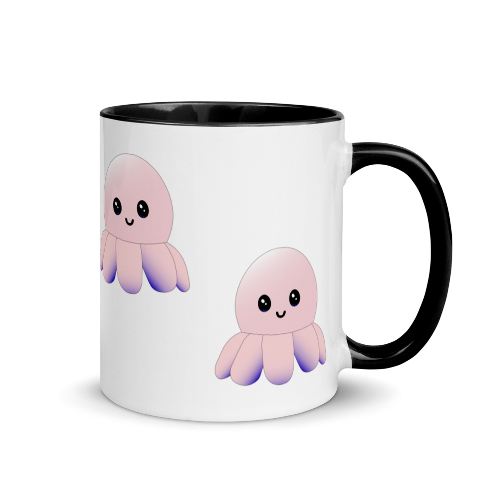 Diesegloria - Weiße Tasse mit gefärbter Innenseite