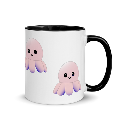 Diesegloria - Weiße Tasse mit gefärbter Innenseite
