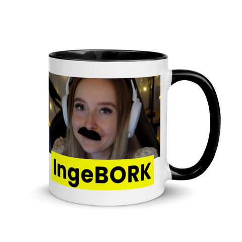 MinusElf - Weiße Tasse mit gefärbter Innenseite