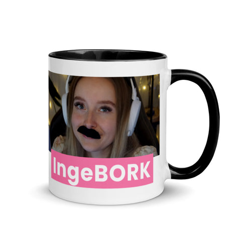MinusElf - Weiße Tasse mit gefärbter Innenseite