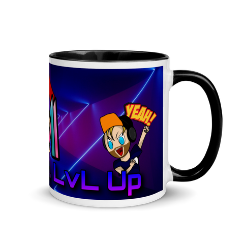 MrAndMrsLVLUp - Weiße Tasse mit gefärbter Innenseite