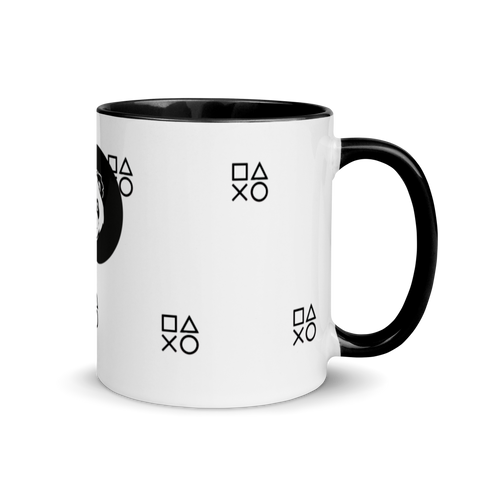 Pummelchen - Weiße Tasse mit gefärbter Innenseite