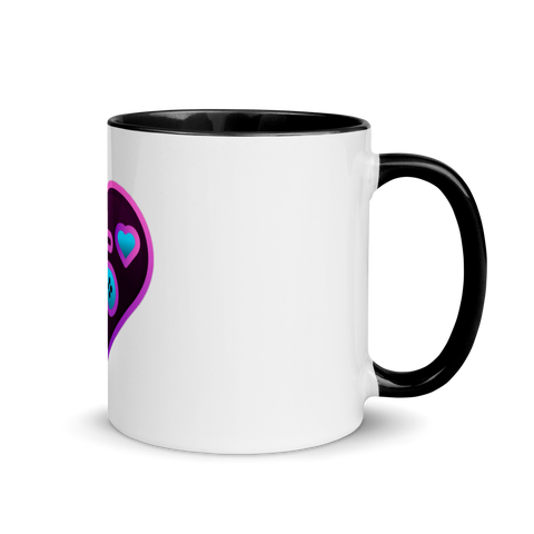 BigMasterpiece - Weiße Tasse mit gefärbter Innenseite