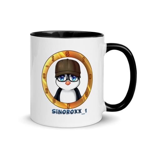 sinoroxx_1 - Weiße Tasse mit gefärbter Innenseite