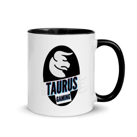 3TaurusGaming3 - Weiße Tasse mit gefärbter Innenseite