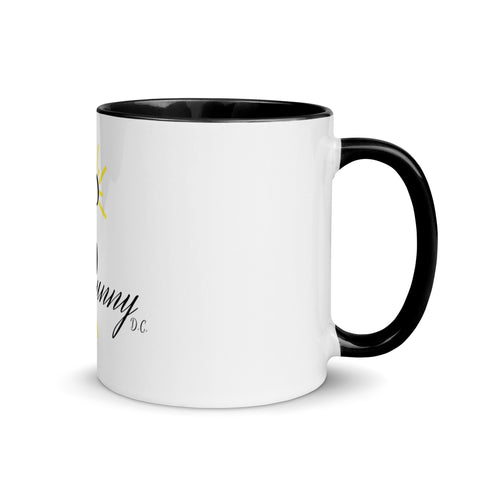 Sunshine_girl1 - Weiße Tasse mit gefärbter Innenseite