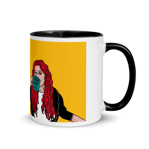 TeaNuviell - Weiße Tasse mit gefärbter Innenseite