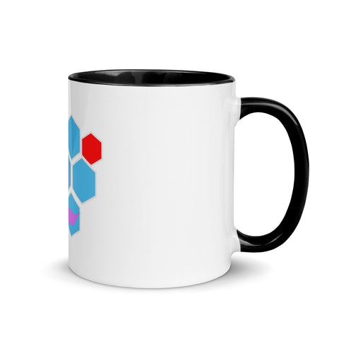 PitbullPitTv - Weiße Tasse mit gefärbter Innenseite