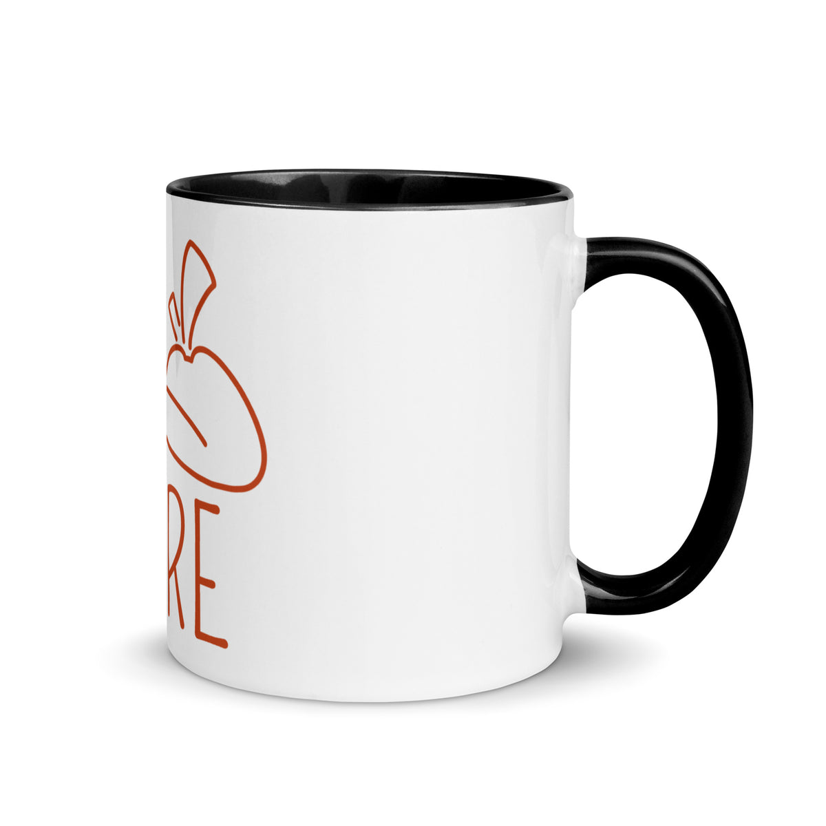 For Gamers - Team-Fire-Tasse mit gefärbter Innenseite