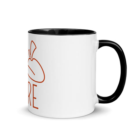 For Gamers - Team-Fire-Tasse mit gefärbter Innenseite