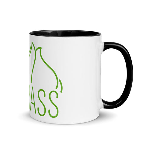 For Gamers - Team-Grass-Tasse mit gefärbter Innenseite