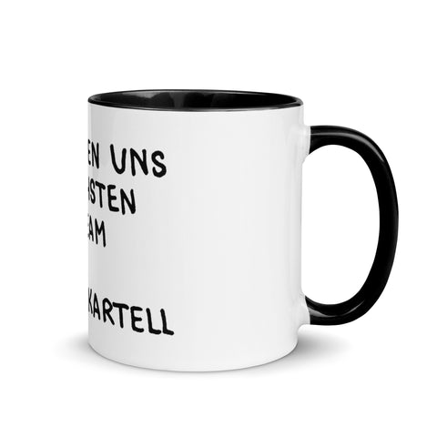 Elkantar1s - Weiße Tasse mit gefärbter Innenseite mit Druck