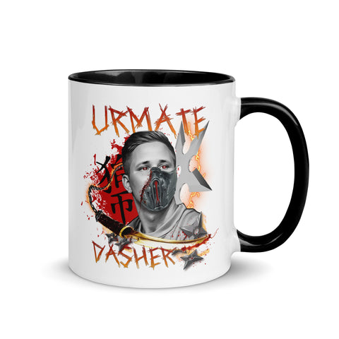 urmatedasher - Weiße Tasse mit gefärbter Innenseite