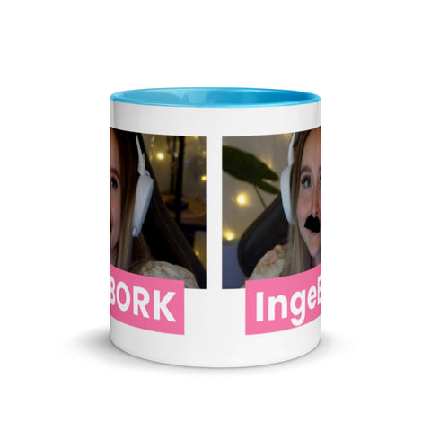 MinusElf - Weiße Tasse mit gefärbter Innenseite